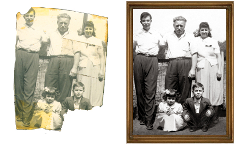 Malizia Photographic Restoration by Kathryn Rutherford-Heirloom Art Studio